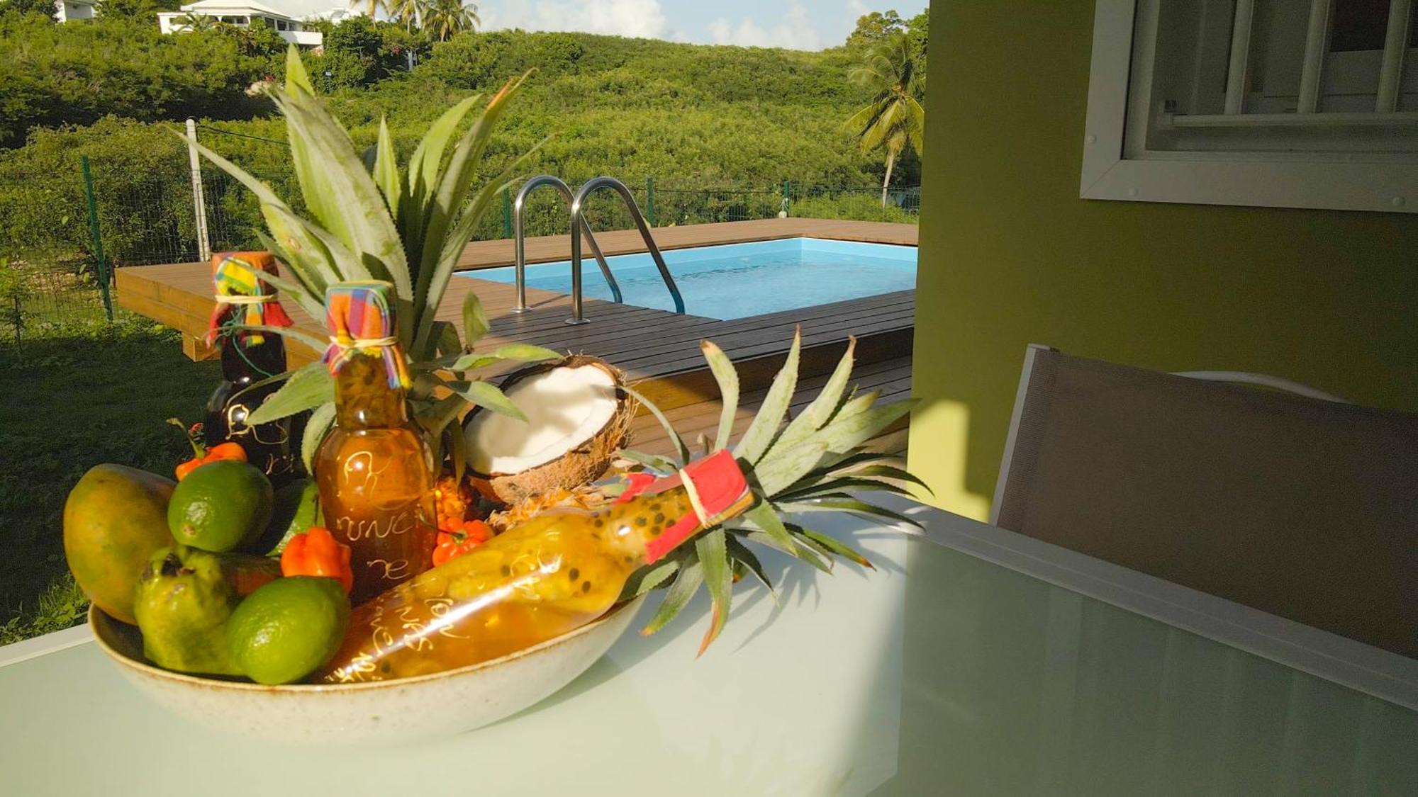Studio Avec Piscine, A 3 Minutes A Pied Des Plages Sainte-Anne  Exteriér fotografie